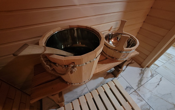 Новая баня на территории Дома отдыха "Логойский"