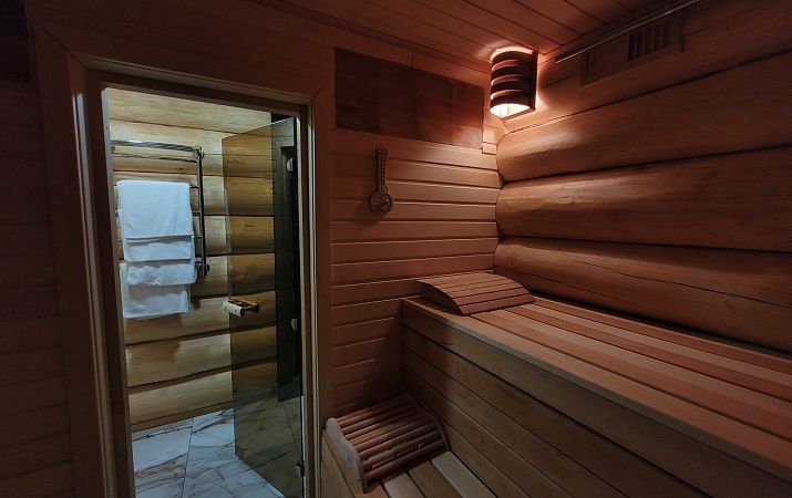 Новая баня на территории Дома отдыха "Логойский"